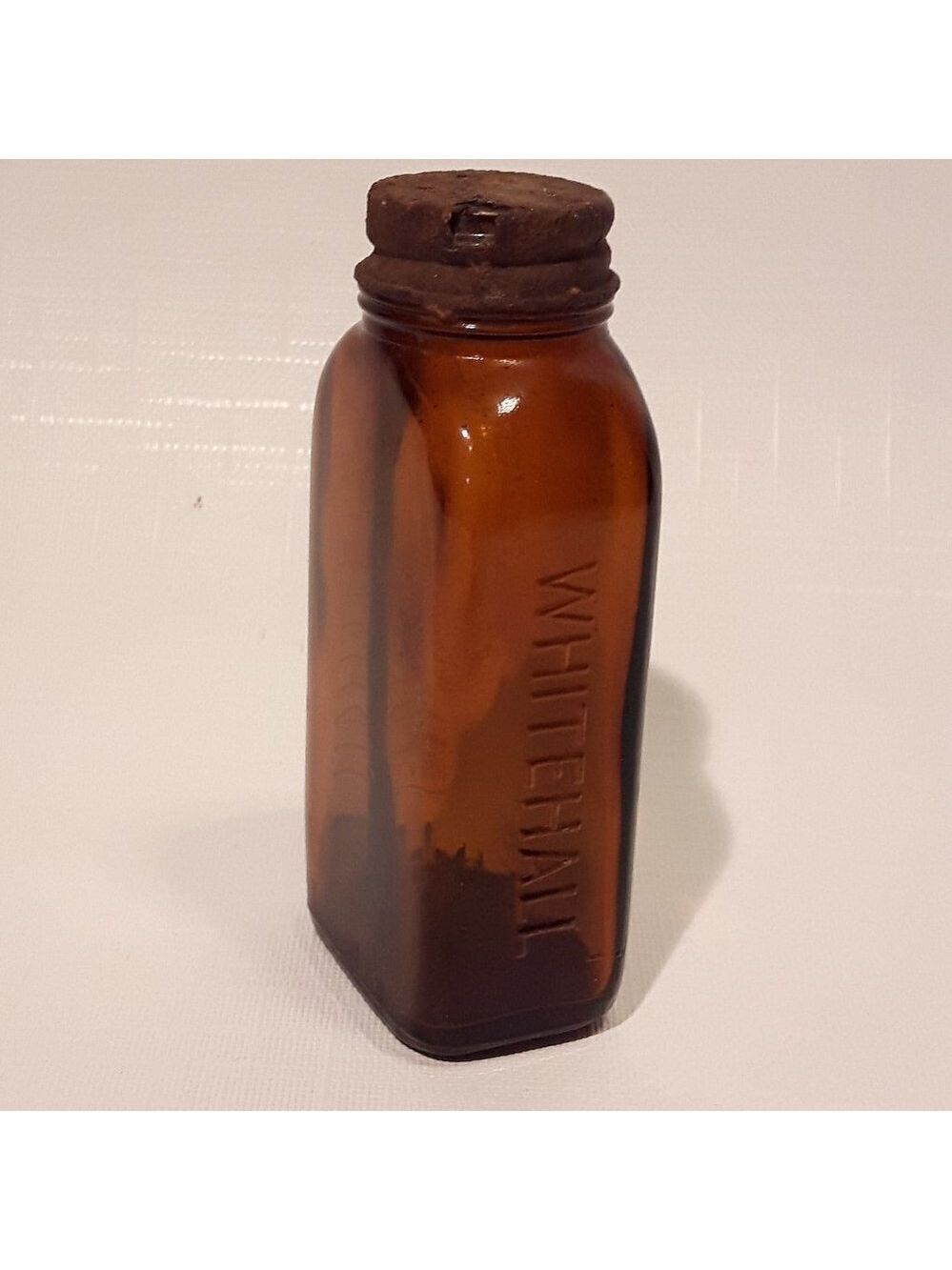 Vintage ANACIN Brown Glass Bottle ~Whitehall